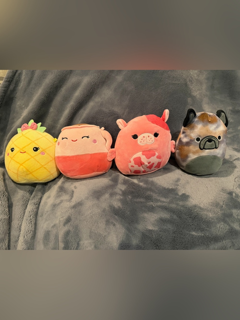 SQUISHMALLOWS Lot of Four Soft 5” Plush Ballis Kerry Emery Lulu Dog Sea Cow Food